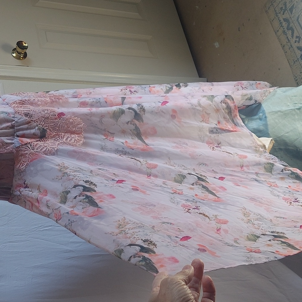 CORSET STORY Pink High-Low Asymmetrical Dress size Large (compression 32") - Picture 5 of 15
